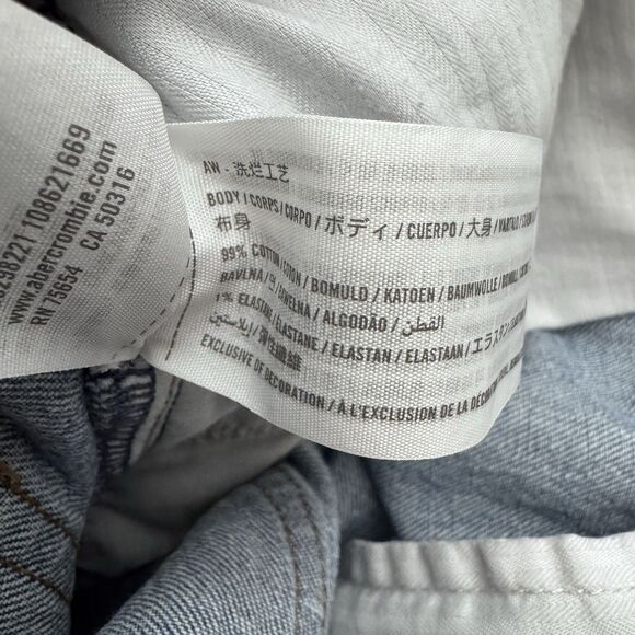 Abercrombie & Fitch The Vintage Flare High Rise Jean Curve Love Size 31/12L - Picture 8 of 9